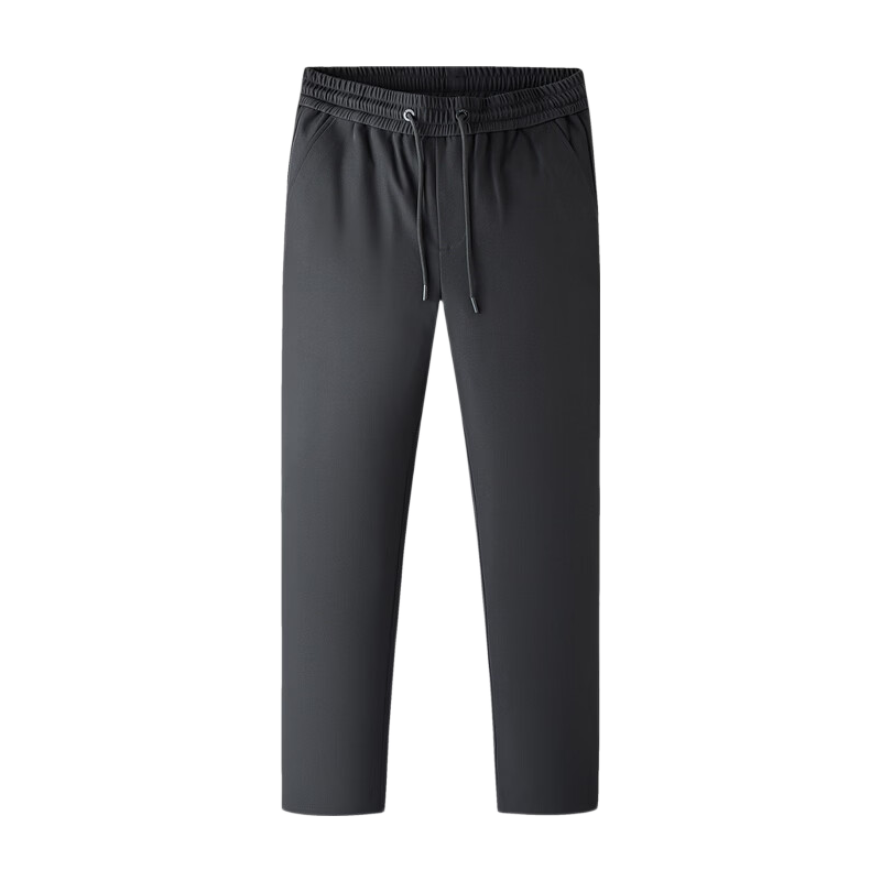 Yalu Men's Down Pants 2025 Winter Thickened Windproof Warm Straight-Leg Duck Down Pants Business Casual Cold-Resistant Trousers