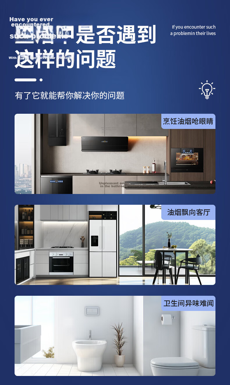 Diamond Brand Wall-Mounted Exhaust Fan Household Kitchen Strong Suction Oil Smoke Ventilation Bathroom Quiet 6-Inch White Upgraded 6-Blade 6