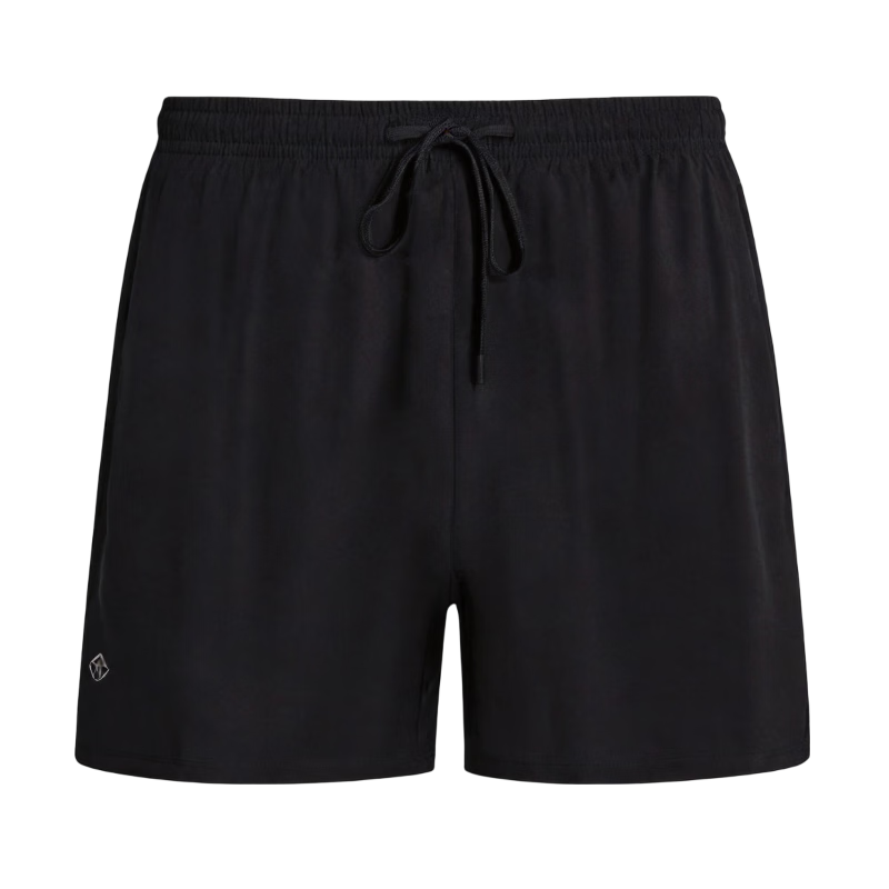 JD Original Men's Swim Trunks, Quick-Drying Anti-Embarrassment Double-Layer Loose Boxer Beach Shorts Swimwear for Men, Seaside Vacation Swim Shorts, Black 2XL