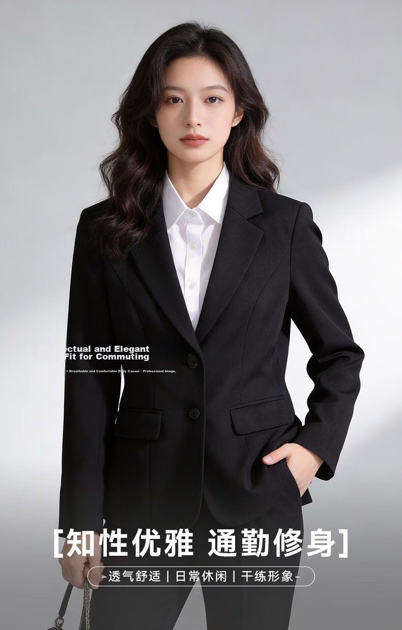 Yulixi Women's Blazer Suit 2026 New Professional Formal High-End Casual Commuter Slim Fit Interview Jacket 1