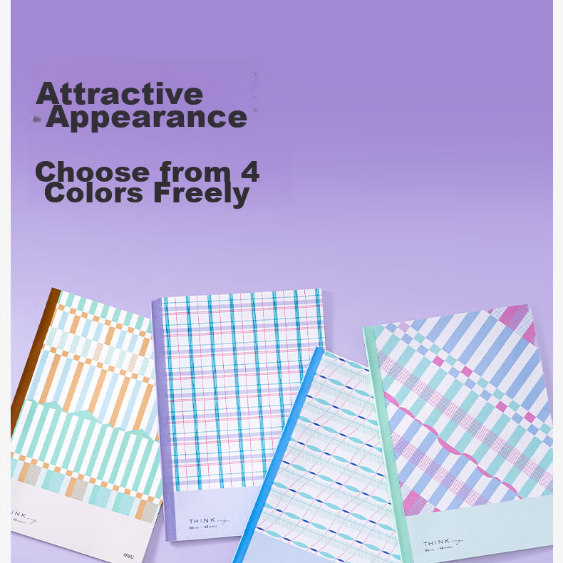 Deli Wireless Binding Notebook, 30 Sheets, Butter Bear Soft Copybook, Xingyun Paper, Xingyun Diary, A5 Notepad, Cute Notebook, Green HY232 14