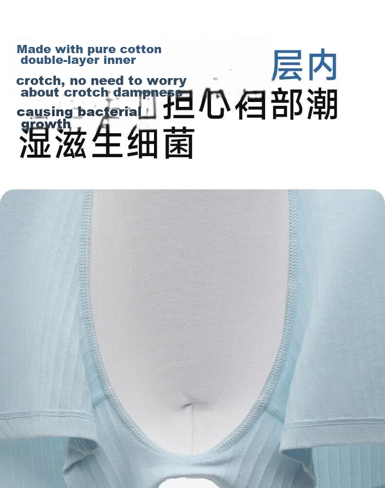 Dr. Chu Pure Cotton Disposable Men's Boxer Briefs Daily Use Large Size Individually Packaged Sterilized No Wash 5 Pieces 5XL 13