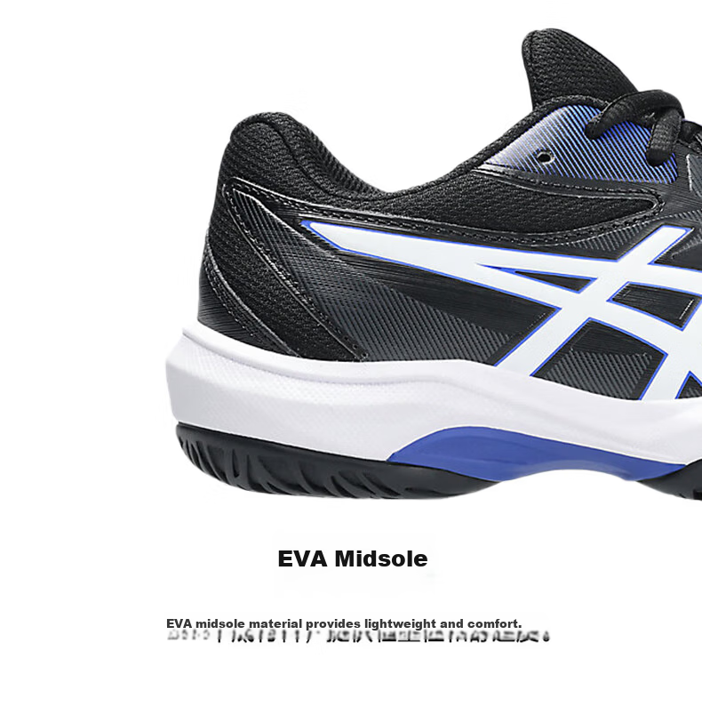 ASICS Kids Tennis Shoes GAME GS Youth Boys Girls Durable Sports Shoes 1044A083-400 Blue Green Size 35 28