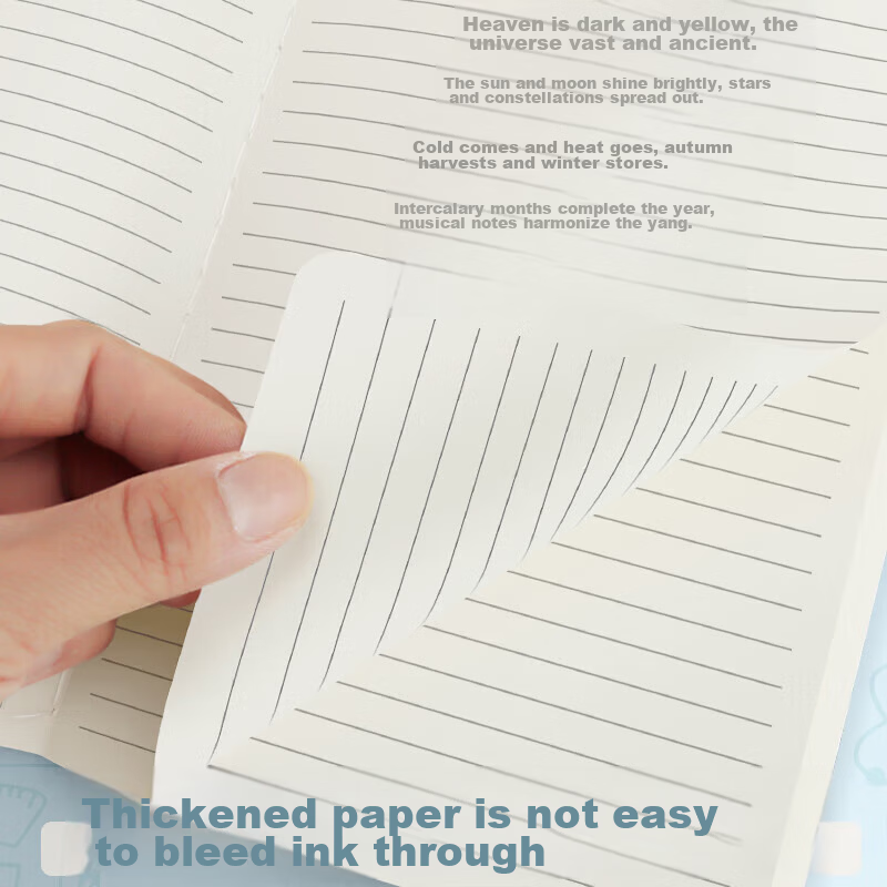 Ichimaru Kayo 7-Subject Notebook for Chinese, Math, English, Politics, History, Geography, Biology, 16K Thickened, Middle and High School Student Classroom Homework, Subject-Specific, Error Correction 6