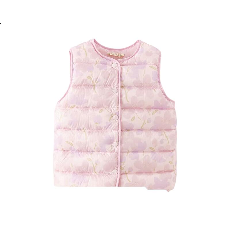 DAVE & BELLA Baby Down Vest Winter Thickened Down Innerwear for Boys and Girls Children