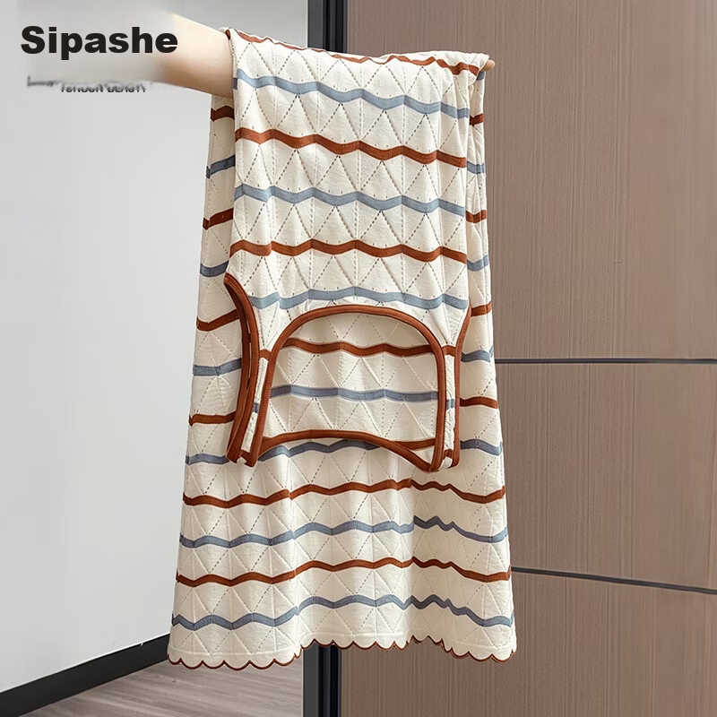 Cypress Crochet Hollow Out Striped Slim Fit Mid-Length Slip Dress for Women Summer 2026 New Arrival