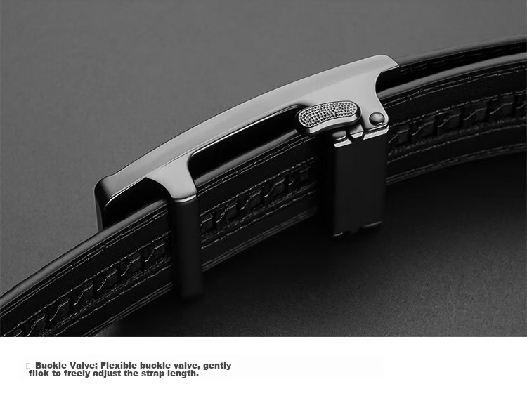 CARTELO Men's Genuine Leather Belt Automatic Buckle First Layer Cowhide Casual Gift for Boyfriend 9
