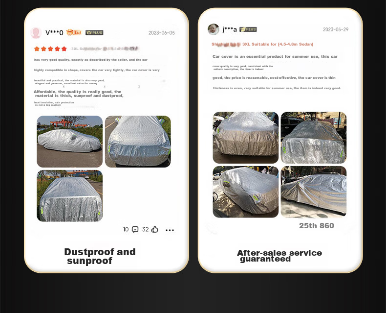 Xinshengling Toyota Camry Car Cover, Full Vehicle Protection, for 2023/2024 Plus Eighth And Ninth Generations, Sun Protection, Rain Protection, Snow Protection, And Frost Protectio 5