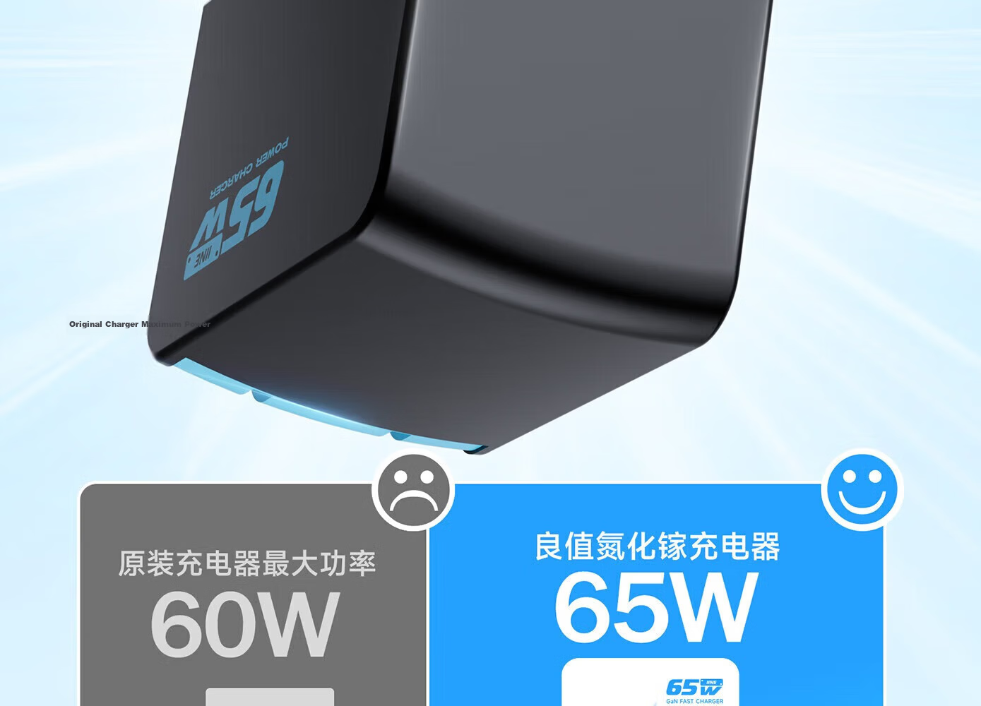 Liangzhi Switch 2 Charger Dock Power Adapter Type-C 65W PD Fast Charging NS2 Accessory Blue Black L1193 10