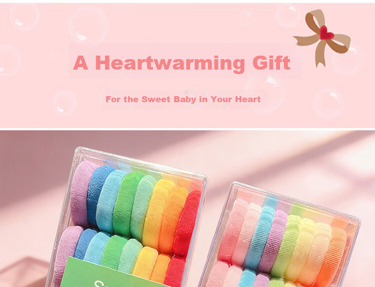 Princess Password Kids Hair Tie Girls High Elastic Hair Band Soft Hair Rope Student Hair Accessories Basic Towel Hair Ring 1