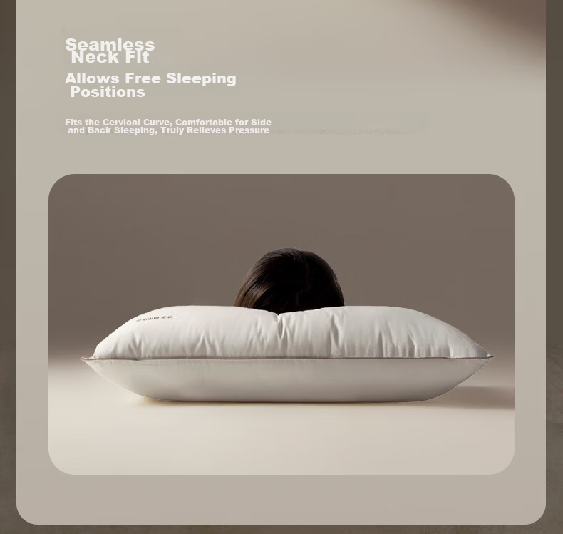LUOLAI Home Textiles Pillow, Hotel-Grade Antibacterial And Anti-Mite Pillow, Adult Pillow, Tech-Spring Pillow, High Pillow 7