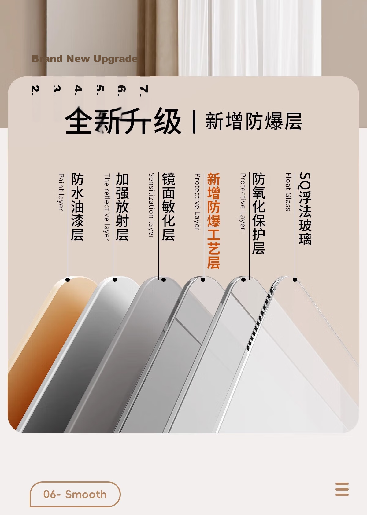 Qianxihuafu Full-Length Mirror, Wall-Mounted Dressing Mirror, Self-Adhesive for Home And Bedroom Use, Makeup Mirror, Hanging Adhesive Fitting Mirror, 50*150 Cm 17