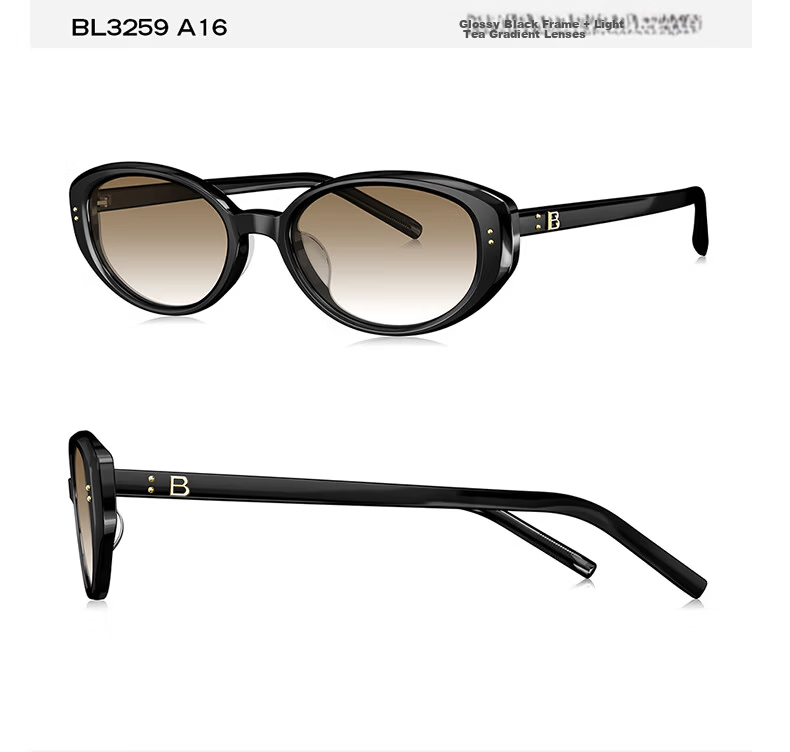 BOLON Bolon Eyewear 26 New Yang Zi Same Style Retro Fashion Small Frame Sun Glasses UV Protection Sunglasses Women BL3259C10 17
