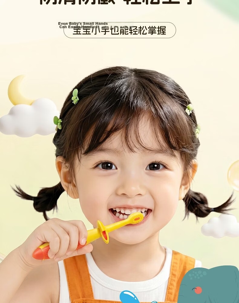 ApaCare Children's Toothbrush 3-6 Years Ultra Soft Bristles Fluoride Antibacterial Anti-Cavity Baby Toothbrush Training Toothbrush 2-Pack 11
