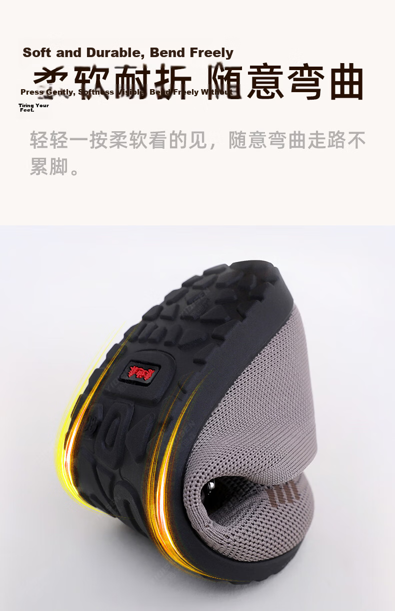Yidisen Lightweight Comfortable Casual Women's German Training Shoes Old Beijing Cloth Shoes Soft Sole Non-Slip Mom Shoes Brown Size 36 8