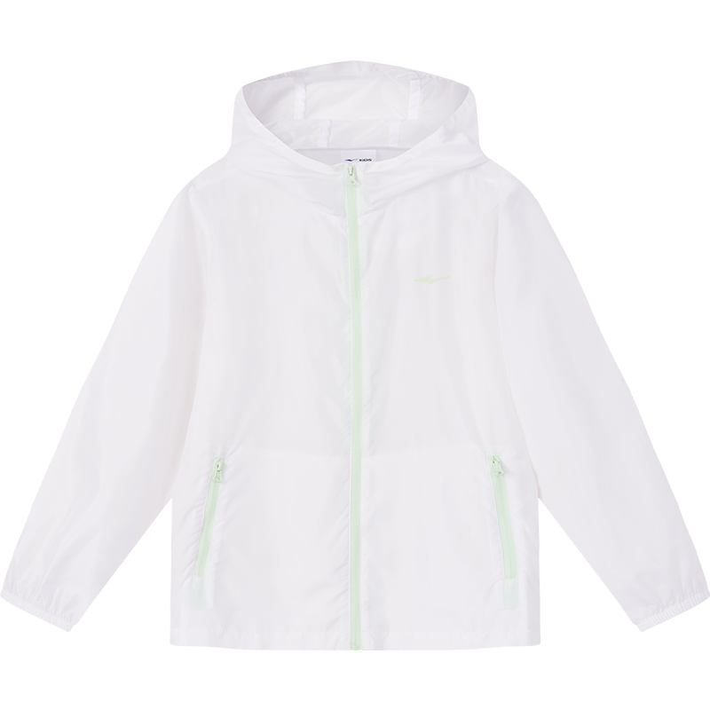 ERKE Children's Outerwear Jacket for Older Kids, Windbreaker with Hood, Sun Protection Clothing UPF50+