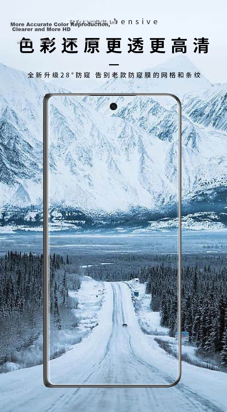 Smorss Tempered Glass Screen Protector for Samsung Galaxy Z Fold8, Privacy Anti-Peeping 28° HD Full Coverage Foldable Screen Protector, Drop-Resistant Outer Screen Film 7