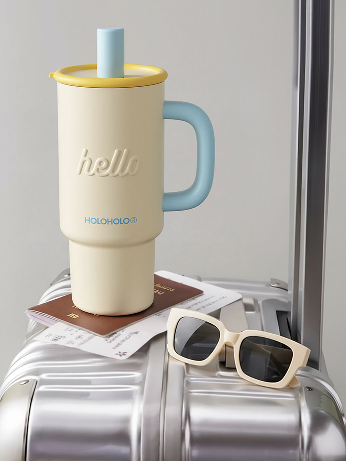 HOLOHOLO Naitonton Ice King Insulated Bottle 316L Large Capacity Unisex Kids Student Stylish Gift Straw Water Cup 35