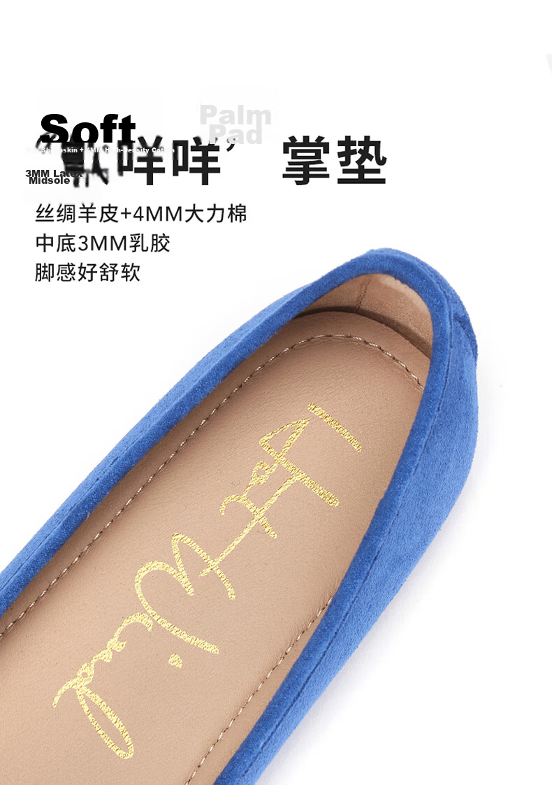 Hotwind Women's Flat Shallow Mouth Square Toe Bow Casual Solid Color Versatile Shoes Spring Autumn New Model 7