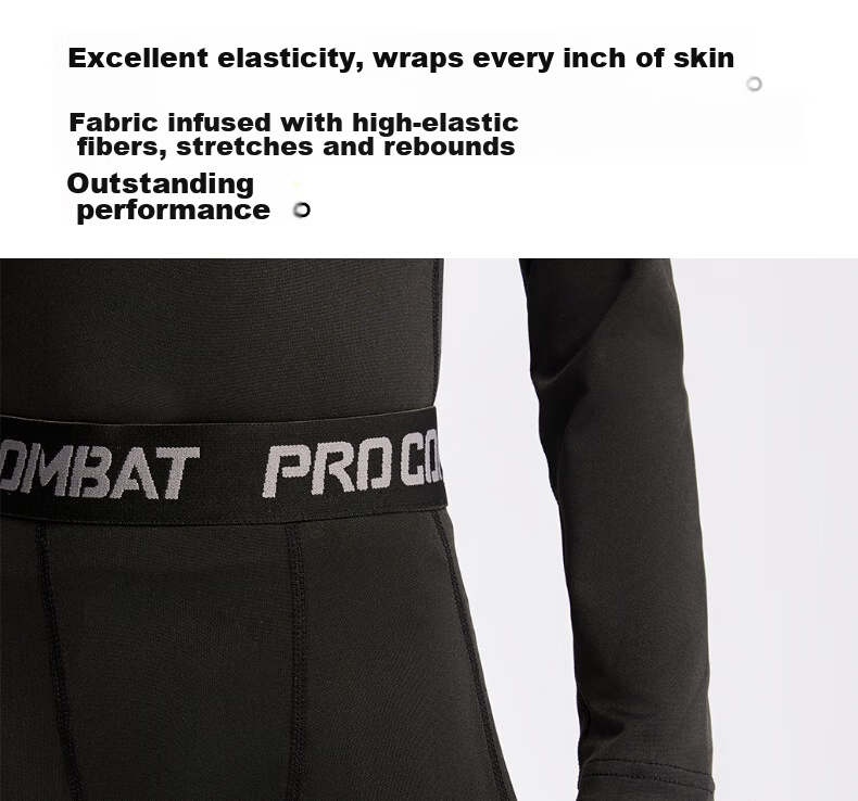 Modal Kids Compression Training Suit Thin Quick-Dry Seamless Underwear High Elastic Breathable Basketball Soccer Sports Set Spring 11