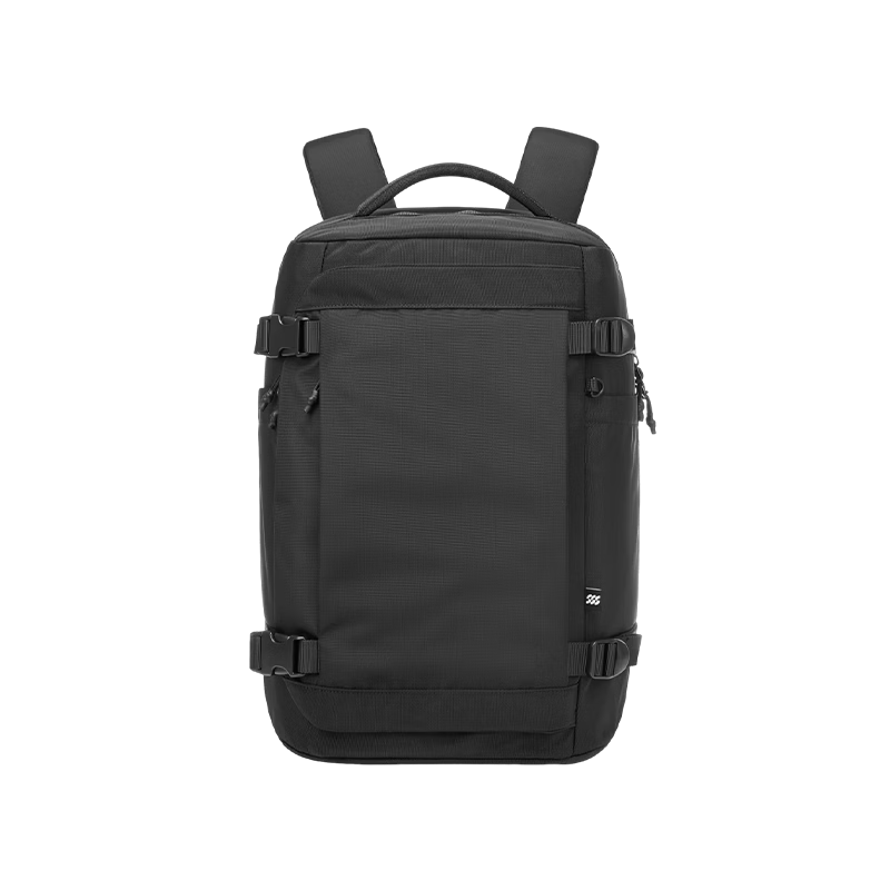 HLA Men’s Large Capacity Backpack Laptop Bag Business Travel Commuting 16-inch Obsidian Black