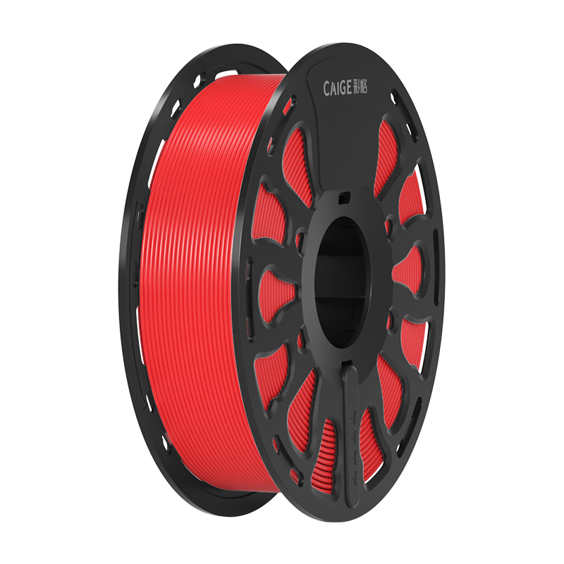 Caige 3D Printing Material, PLA Basic 1.75mm, Suitable for Tuozhu Chuangxiang, Aileku, Zongwei Jiguang, Erwa Printers, Drawing Pens, Line Material, Red, 0.5kg