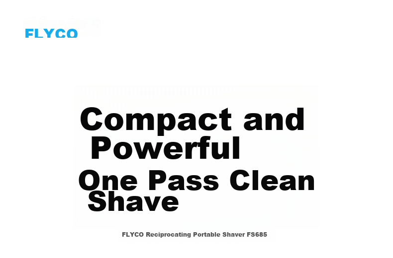 FLYCO Men's Electric Rotary Shaver 3-Blade Fully Washable Portable Birthday Gift for Boyfriend Husband Father FS685 Skyline Black 1