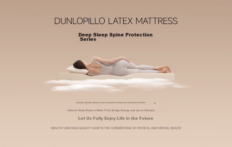 Dunlopillo Imported Natural Latex Mattress from Vietnam, for 1.5m Bed/7.5cm Thick, 70D Yunshi Latex Thin Pad 2