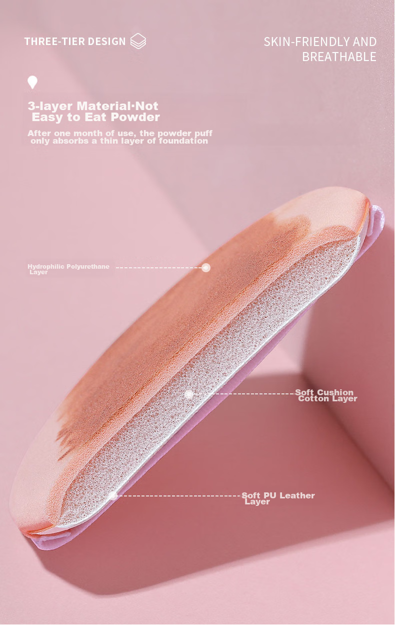 Goood Air Cushion Powder Puff, Loose Powder Sponge, BB Cream (7 Mixed Colors), Dual-Use Makeup Tool for Dry And Wet Applicatio 5