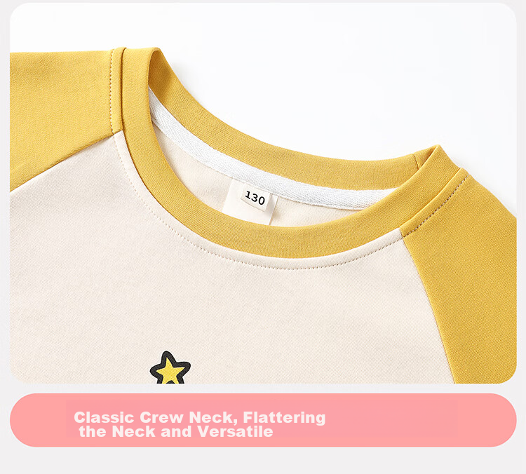 Hodo Kids Pajamas [100% Cotton] Girls Summer Thin Short Sleeve Round Neck Cartoon Homewear Set 14