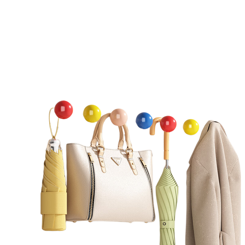 Dopamine Door Hanging Hook No-Drill Clothes Rack Wall Storage Hanger for Entryway