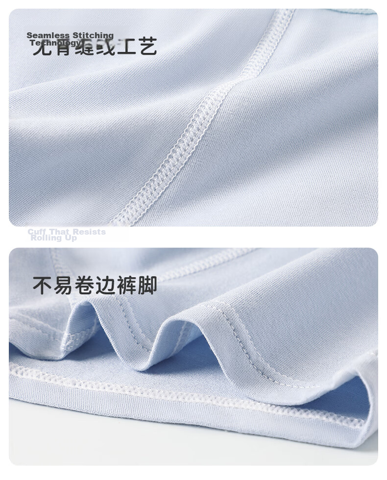 Langsha Boys' Cotton Underwear Kids Pure Cotton Teen Development Period 6-12 Years Old Boys' Underwear for Boys 15 Years Old Baby 14