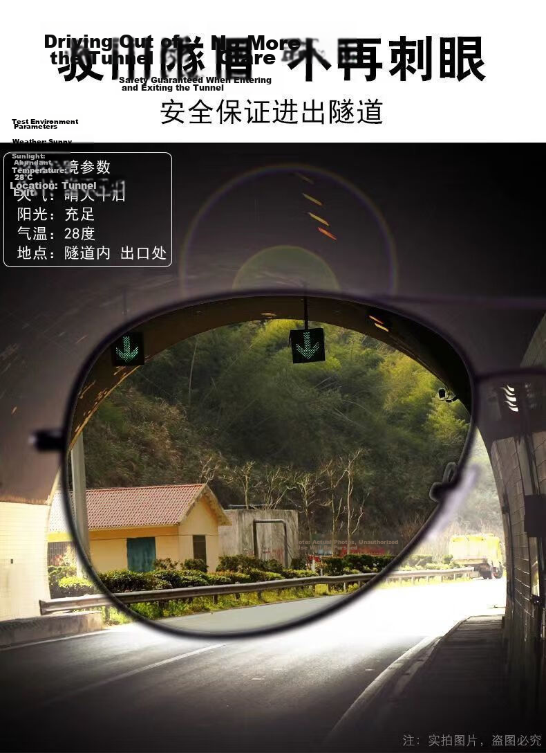 Feisite Sunglasses HD Unisex Polarized UV Protection Driving Glasses Full Black Frame Photochromic 10