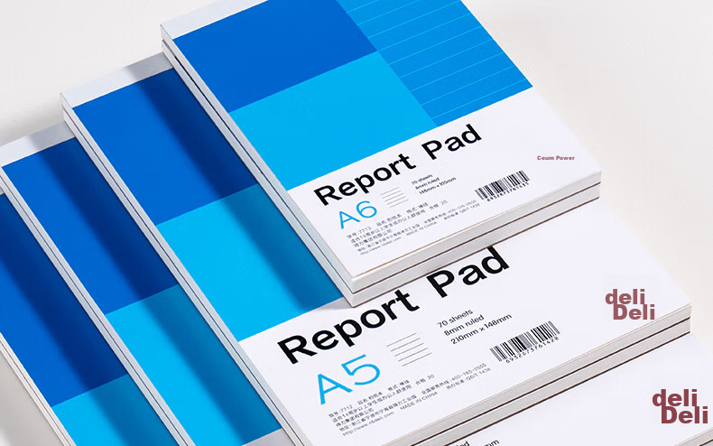Deli Office Notepad A6/70 Sheets 20-Pack Ruled Refill 7713 6