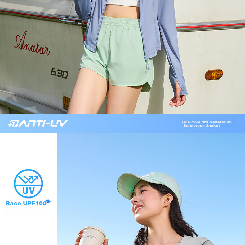 361° Women's Summer Sunscreen Jacket UPF100+ UV Protection Slim Outdoor Sports Coat 662624606-7 14