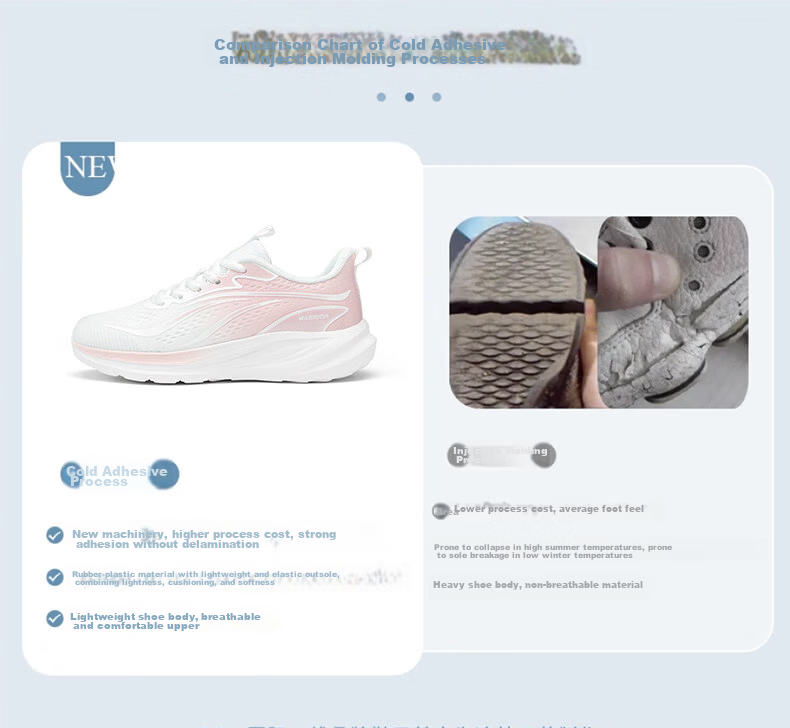 Warrior Women's Sports Shoes 2026 Summer New Breathable Soft Sole Casual Lightweight Running Shoes 1243 Pink Size 38 1