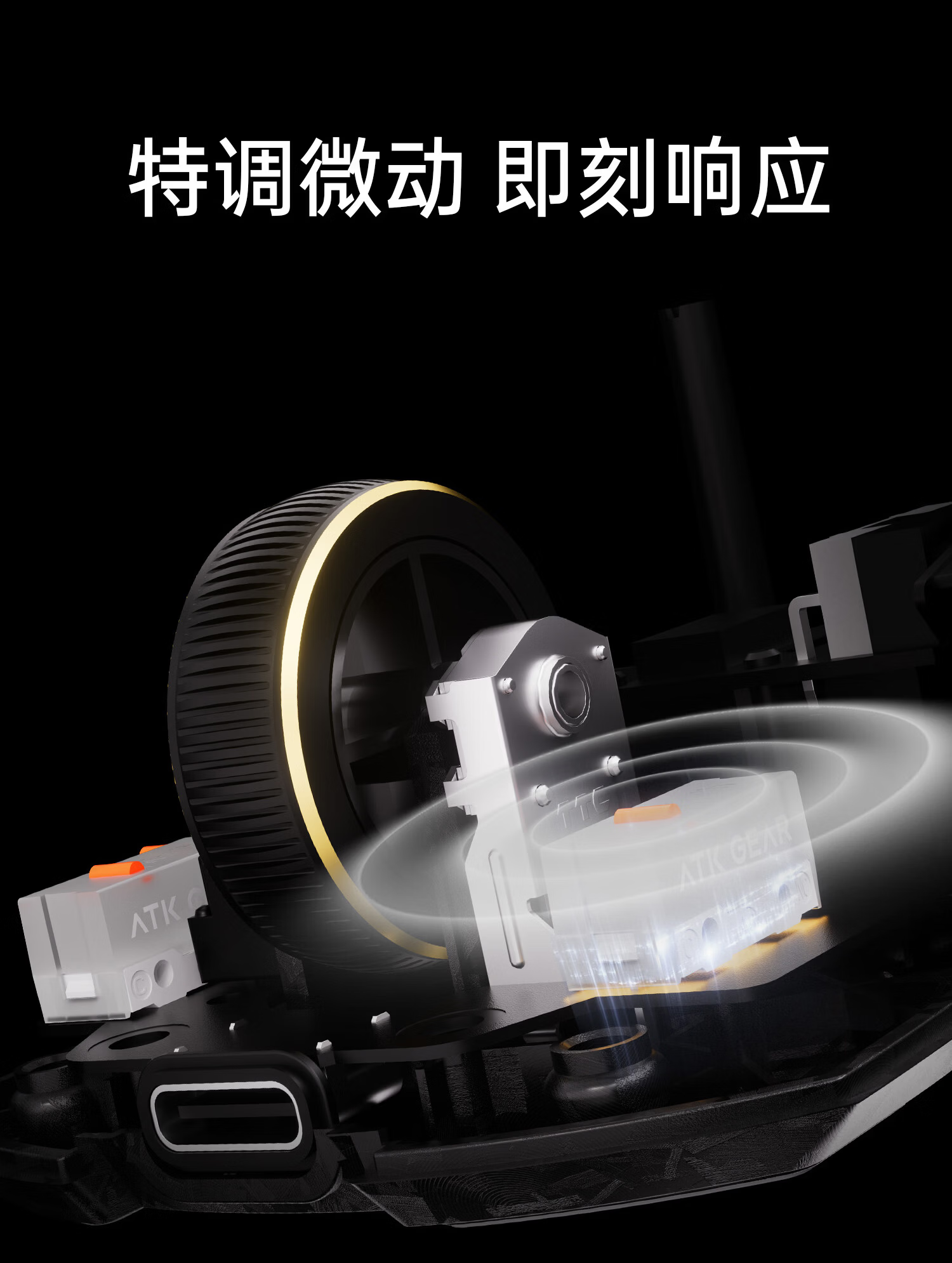 ATK LieKong Soul Ghost Wireless Mouse Composite Carbon Fiber Lightweight Hollow Ergonomic Wired Gaming Office Mouse Ghost Master Edition Black 20