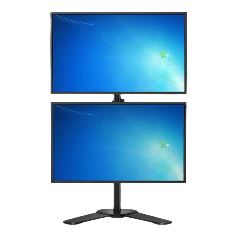 Khcoohoo Dual Monitor Stand Single Arm Dual Screen Mechanical Arm Adjustable Desktop Monitor Mount Holder