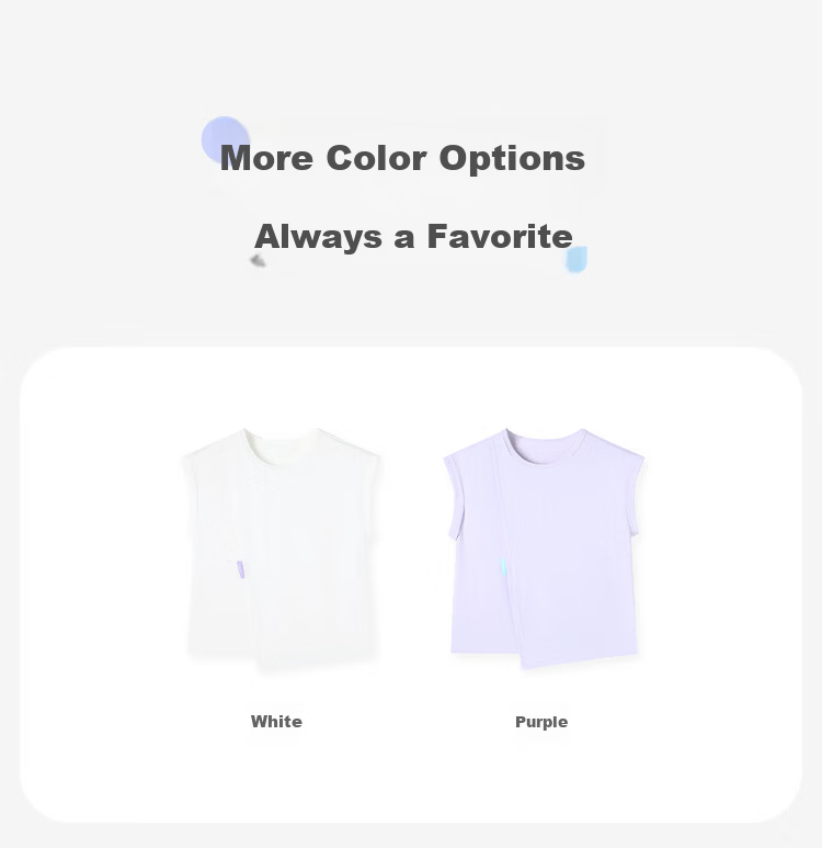 Jiusuiban Kids Vest Girls Class A Moisture-Wicking Sleeveless Vest Cool and Breathable Sports Top for Older Children and Students 10