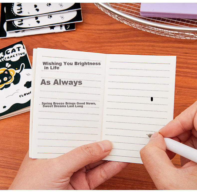 Ruoyu 20 Cute Cartoon Small Notebooks Study Stationery Notepad Pocket Notebook High-Value Mini Gift Kindergarten Graduation Gift 12