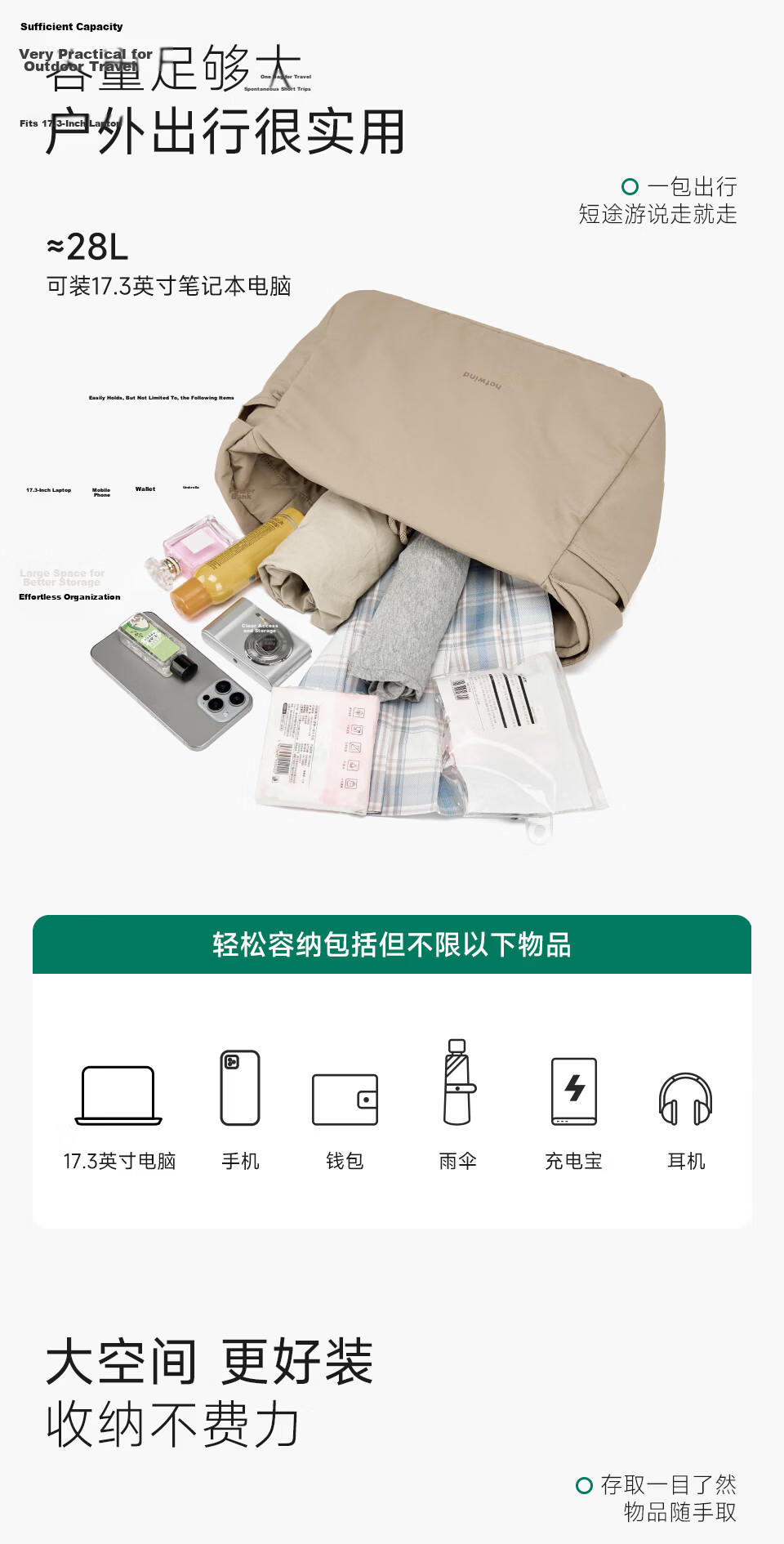 Hotwind Women's Shoulder Bag Crossbody Bag Lightweight Commuter Large Capacity Laptop Bag Casual Travel Qixi Valentine's Day Gift 6