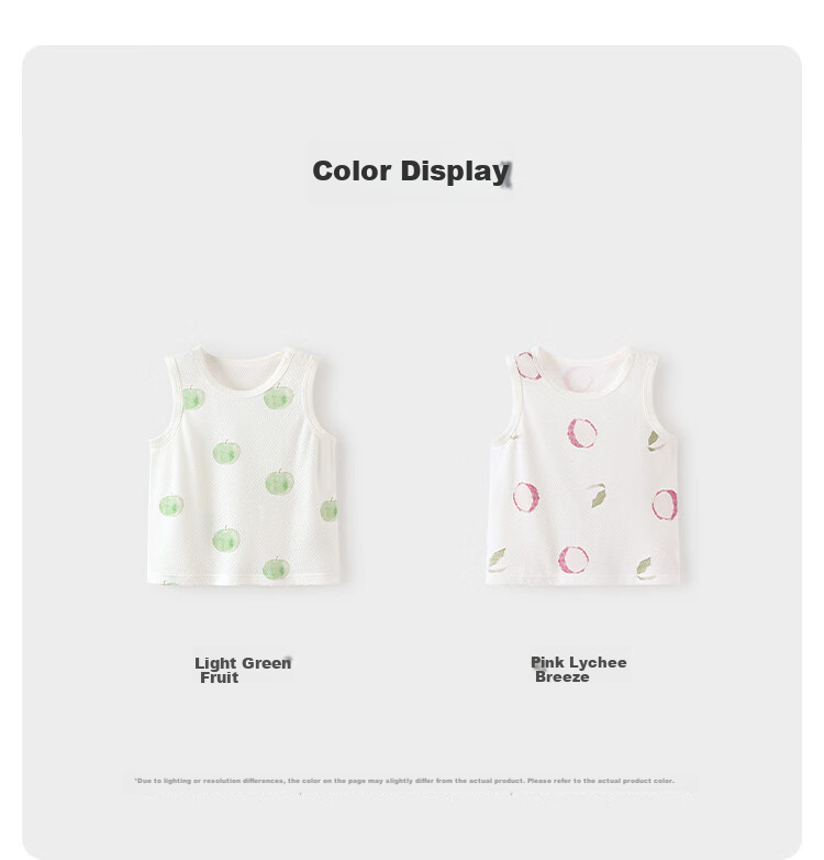 Babylove Baby Boys and Girls Summer Cotton Sleeveless Vest Breathable Mesh Jacquard T-Shirt 9