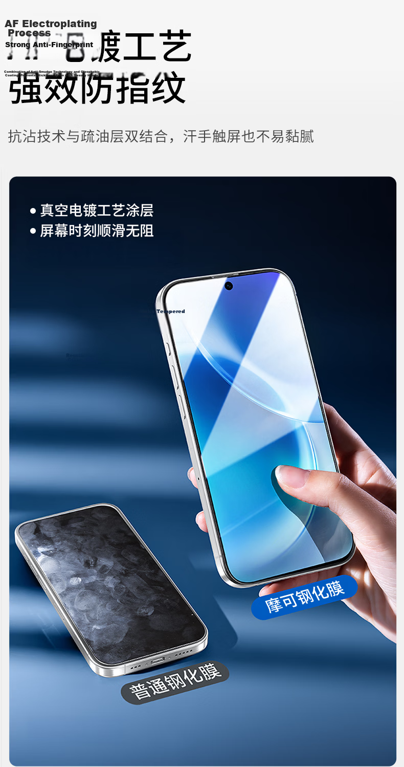 Moko [Ultrasonic Instant Unlock] Vivo X300s Full Coverage HD Tempered Glass Screen Protector, Transparent, Dust-Free, Explosion-Proof, Drop-Resistant, Anti-Fingerprint Film Tool 7