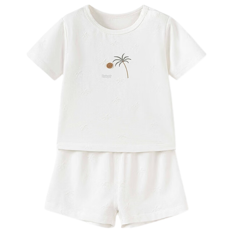 Balabala【balaOne】Baby Short Sleeve T-Shirt Set Infant Summer Outfit 2026 Cute Fashionable Adorable