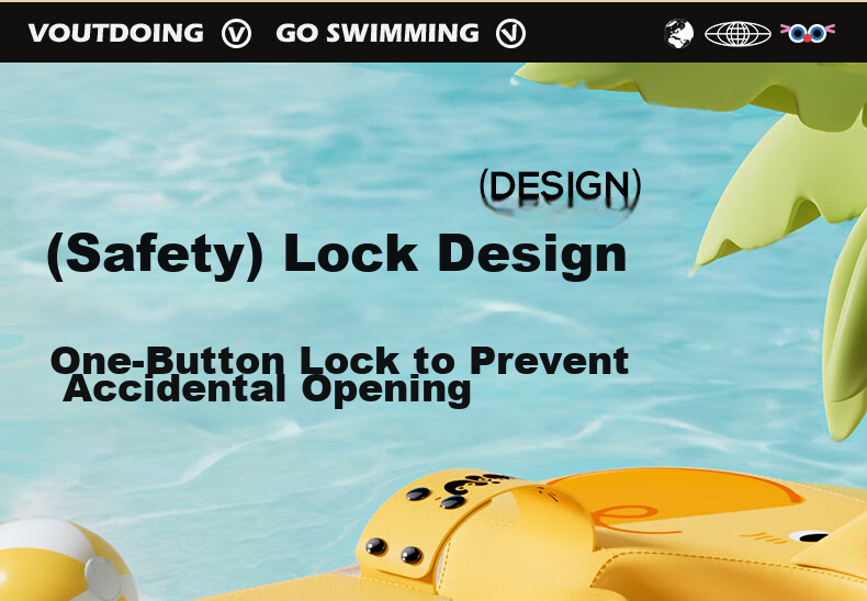 Voutdo.ing Baby Swimming Ring Inflatable-Free Underarm Float for Babies Over 6 Months 15