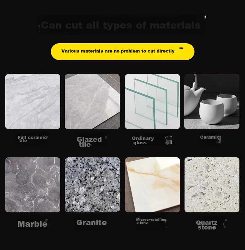 DAIEN Tile Drill Bit Dry Hammer Drill Marble Tile Glass Hole Saw Thickened Diamond Grit 12mm 21