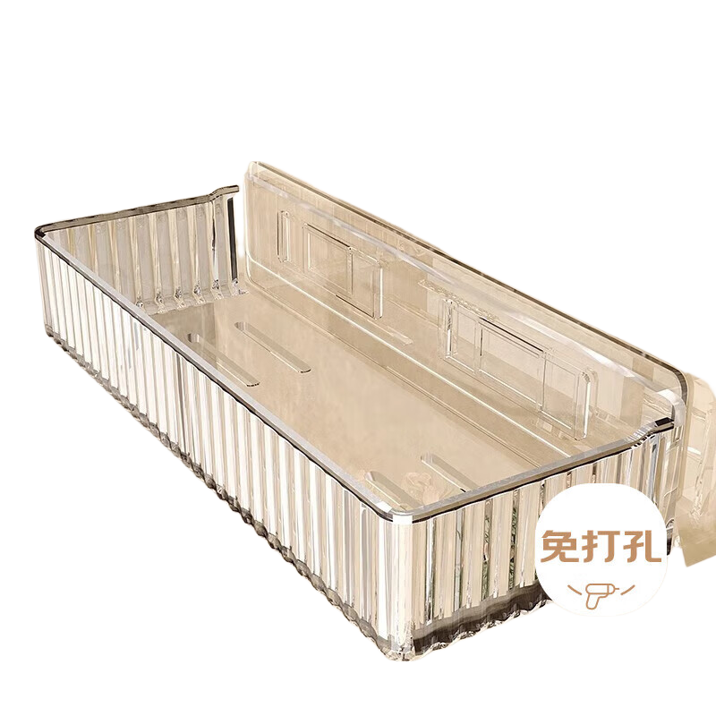 MUYA Bathroom Storage Rack, Wall-Mounted Toilet Organizer Shelf, No Drilling Required for Washroom And Vanity Storage