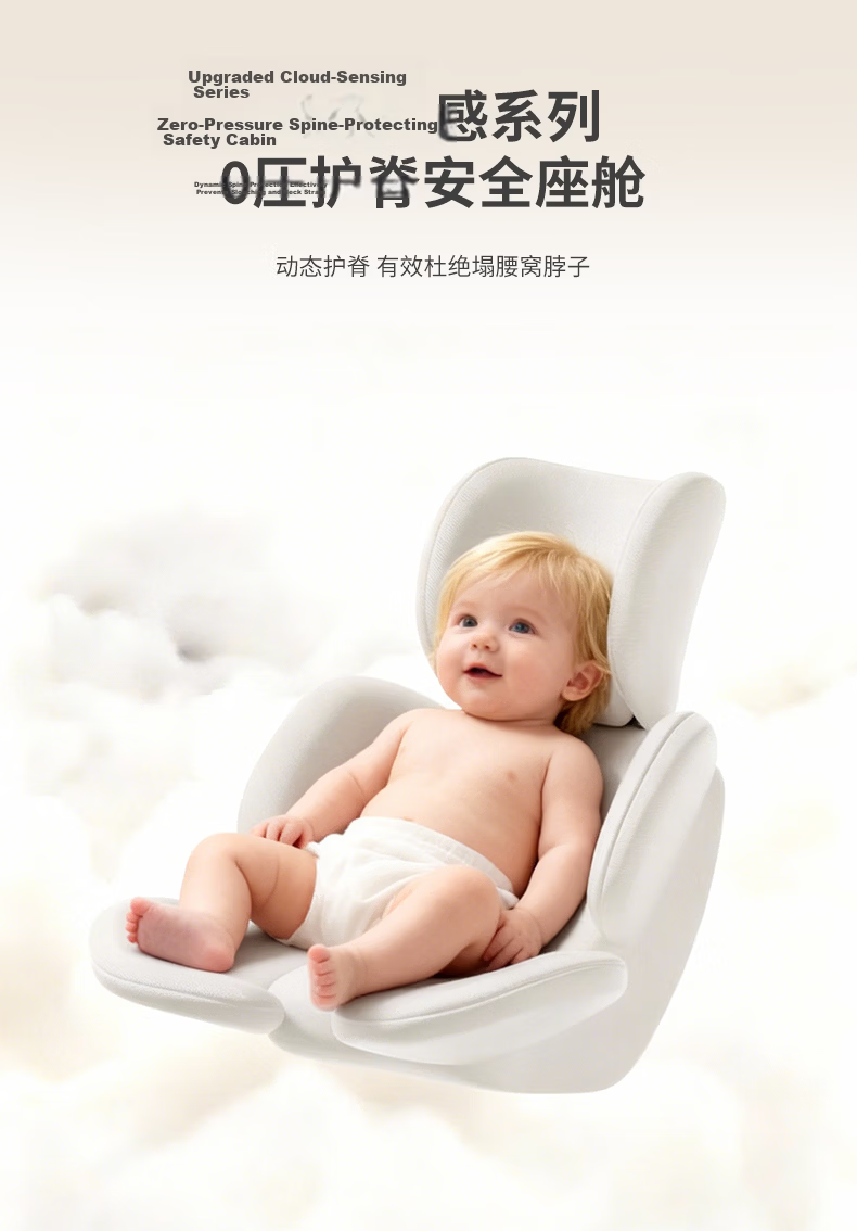 GEMCLE Craftsman Uncle Child Safety Seat 0-6-12 Years Car Baby i-Size Certified Car Seat 3
