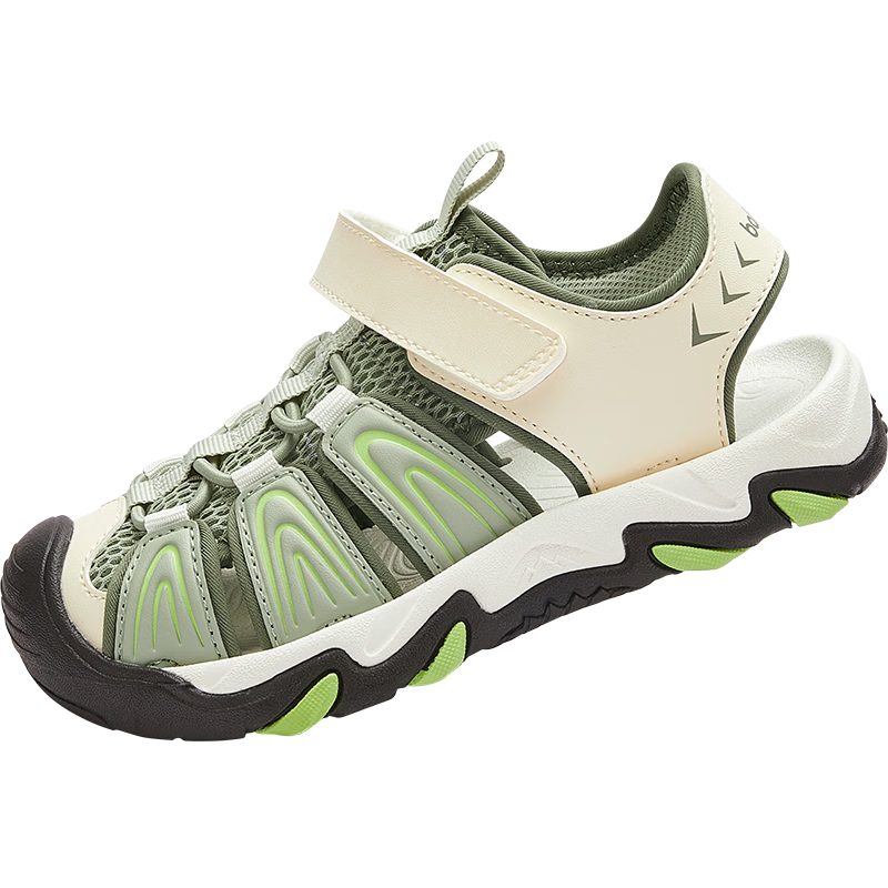 Balabala Kids Sandals Boys Sports Shoes 2026 Summer New Breathable Non-slip Closed-toe Mesh Water Shoes for Boys