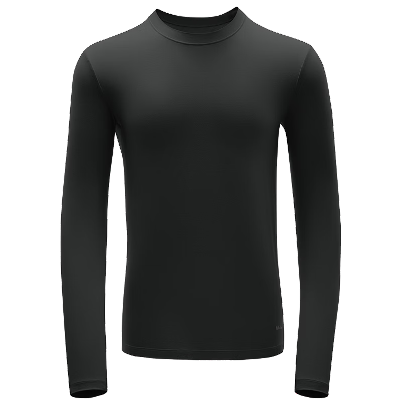 Beneunder Men's Thermal Underwear Autumn Winter Base Layer Shirt Warm Shirt [Initial Warmth] Twilight Black 2XL